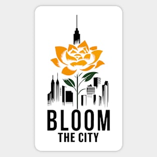 Bloom the city - urban gardening Sticker